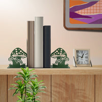 Set 2 Pezzi Fermalibri In Metallo Antigraffio Per Mensole Libreria Design Moderno Supporto Porta Libro Antiscivolo