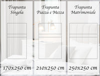 Trapunta Invernale Stampata Caldo Piumone Imbottitura Anallergica Piumino Traspirante Coperta Invernale Calda Mod Edna