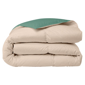 Piumino Letto invernale in Piuma d'Oca 90/10 Double Face 350 Gr/Mq Coperta Inverno Piumone Caldo Trapuntato Trapunta