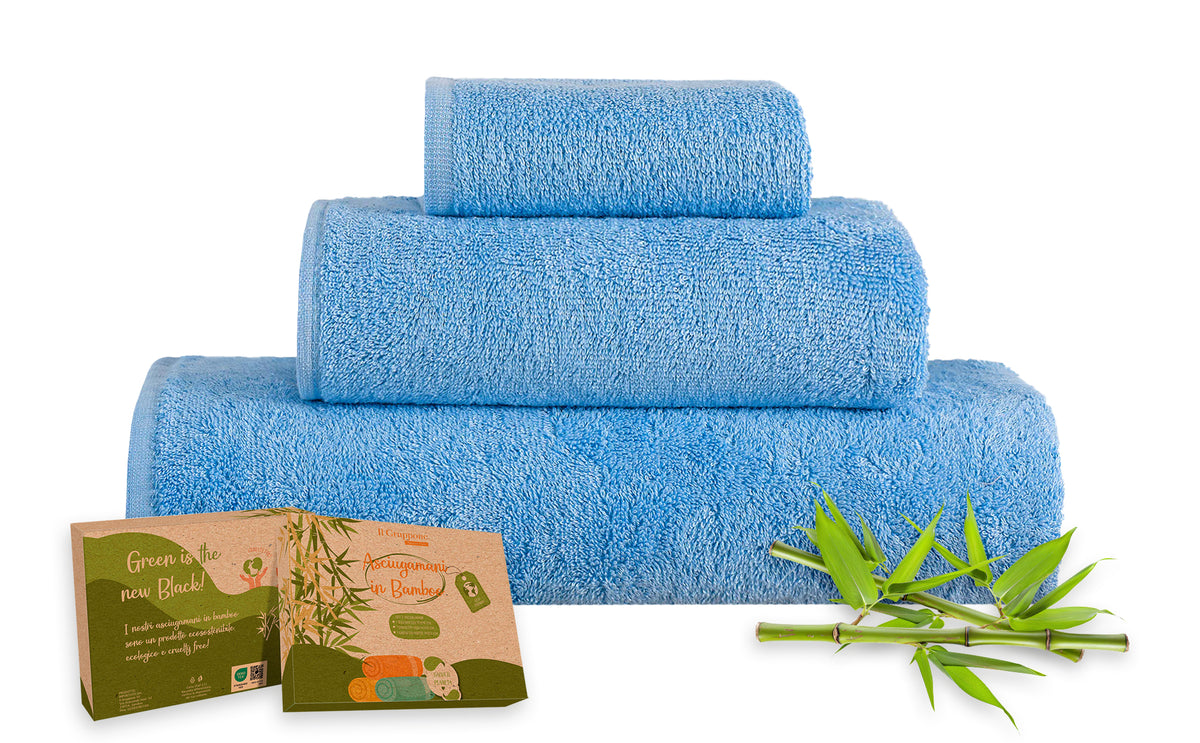 Set 3 Pezzi Asciugamani In Bambù Bagno Pregiati Super Assorbenti Telo Doccia Salvietta Viso Asciugamano Salviette Teli Asciugamano Ospite 450 Gr Bamboo Lusso Elegante Confezione Idea Regalo