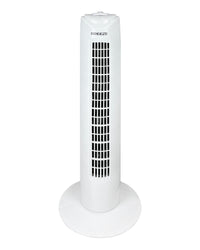 Ventilatore A Torre 3 Velocità Potente Silenzioso 50W 22x22x72.50Cm A++ Funzione Oscillante Auto-Rotante Design Sottile Moderno Ed Elegante Cucina Salotto Camera Letto Bianco