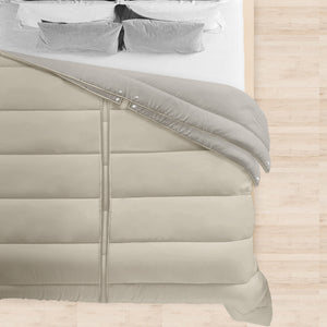 Piumino Matrimoniale 4 Stagioni Calore Differenziato Per Lui Per Lei Piumone Letto Bicolore 4/5 Gradi Di Calore Coperta Calda Inverno Leggera Estate Due Piazze Duck Friendly Effetto Eco Piuma Certificato OekoTex