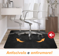 Tappeto Per Sedia Da Ufficio 95 x 120 Cm Antigraffio Per Sedie Da Scrivania Per Pavimenti In Legno o Piastrelle