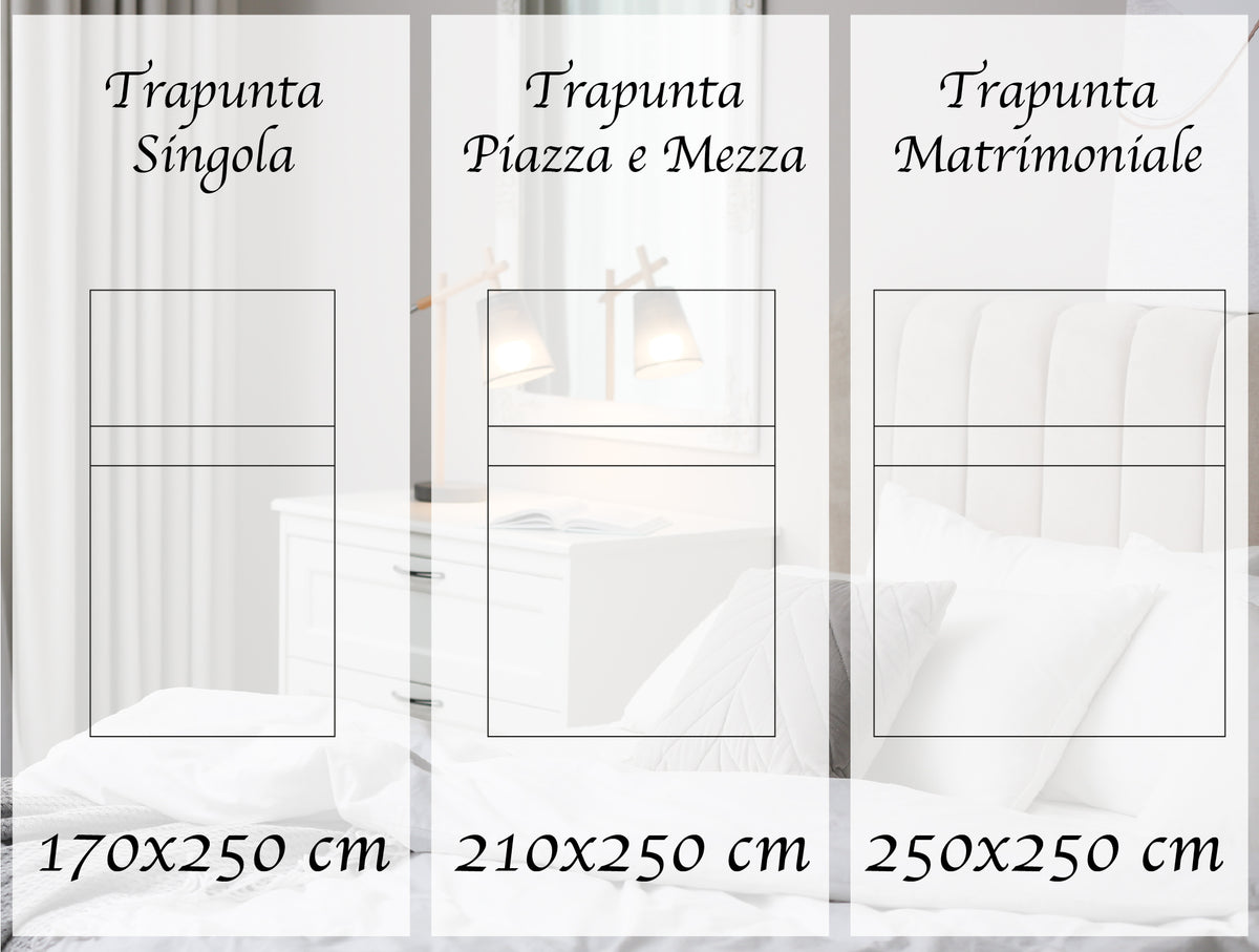 Edna Trapunta Piumino Invernale Stampata Caldo Piumone 250 Gr/Mq Imbottitura Anallergica Traspirante Piumone Singola Matrimoniale PiazzaMezza