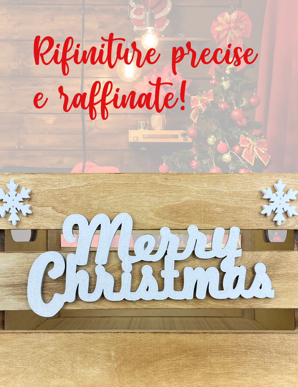 Set 3 Cassette In Legno Impilabili Fantasia Natale Merry Christmas Cassettina Multifunzione Rettangolari Porta Oggetti Porta Regali Decorazioni Natalizie Confezioni Regalo