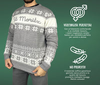 Maglione Natalizio Unisex Uomo Donna Maniche Lunghe Vestibilità Perfetta Senza Prurito Maglioncino  Pullover Natale Idee Regalo Maglioni Di Natale Di Coppia Famiglia