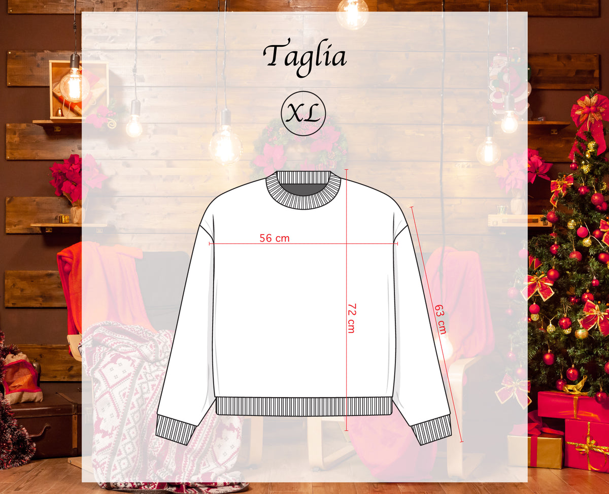 Maglione Natalizio Unisex Uomo Donna Maniche Lunghe Vestibilità Perfetta Senza Prurito Maglioncino  Pullover Natale Idee Regalo Maglioni Di Natale Di Coppia Famiglia